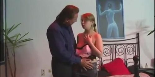 Crazy stepdad seduces and fucks young teen