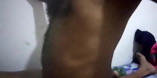 Ceylon Sri Lankan Asian wife fucking with husband and his military friend