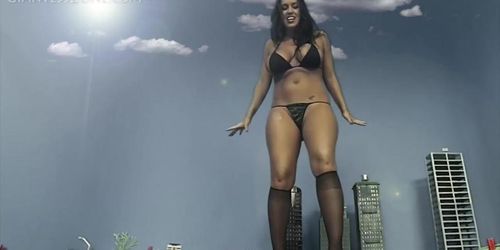 Entire City Annihilated By Giantess