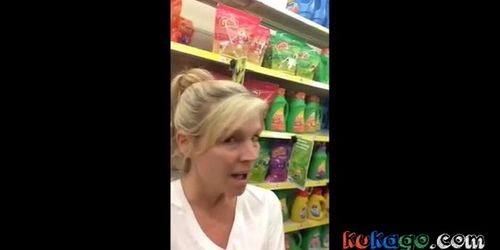 Sexy Milf Supermarket Flash