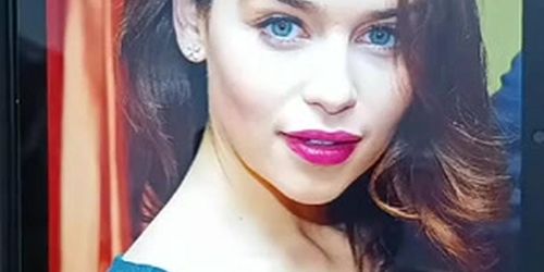 Emilia clarke cum tribute 