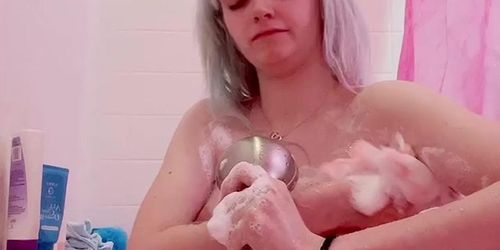 Leaked From OnlyFans Watch This Exposed Video Of Busty Amber Kawaii Showering Sensually (Amber Bach)