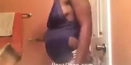 Black pregnant woman