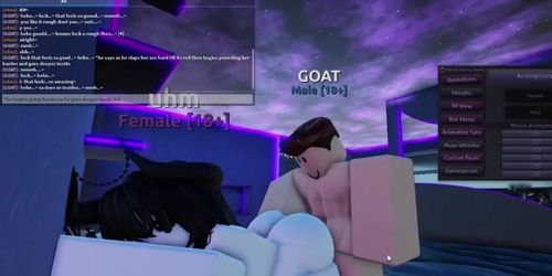 Rough Roblox Sex With Big Dick And Big Tits - Hardcore Blowjob And Riding