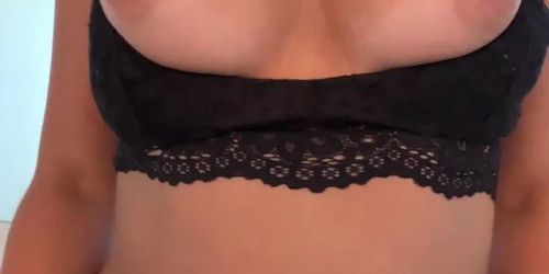 Happy Swedish Wife Shaking Her Boobs 
