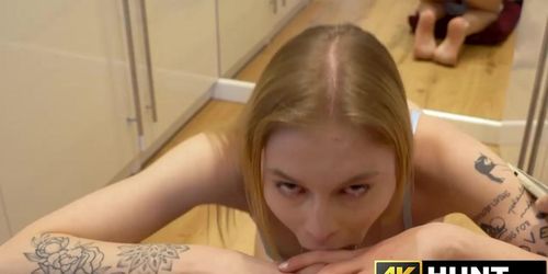 TEEN DRILL - Big titted blonde Mimi Cica takes revenge on her fiancee by fucking another guy (Raul Costa)