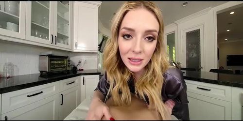 Skinny Blonde Charlotte Sins With You In The Kitchen Vr Porn