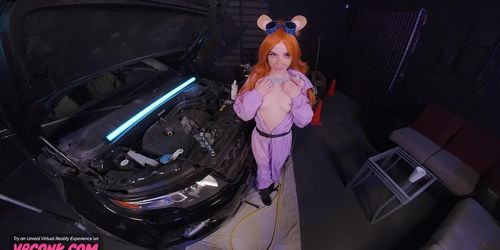 VR Conk Demi Hawks as cute Gadget Hackwrench Cosplay XXX VR Porn