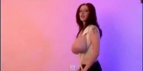 Big-Titted Merelyn Sakove's Webcam Dance