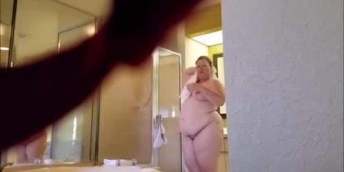 See me scrub C.K. fat ass and see her nude in the bathroom in a Florida resort.