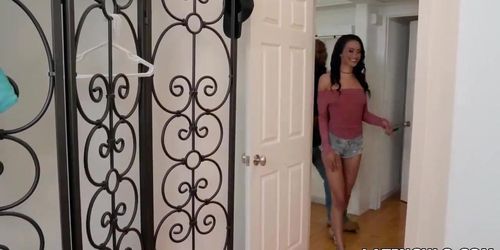 Latina roommates share a big black dick - Gia Vendetti and Adrian Hush porn (Jill Kelly)