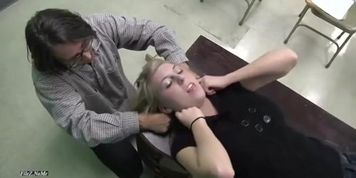 Smart Ass Student Fucked and Strangled by Professor