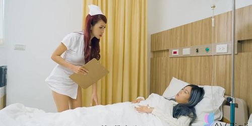 Nvisible Man Fucks Hot Busty Nurse Bai Xi-Yu