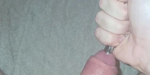 Pulling 12mm sound out of my cock