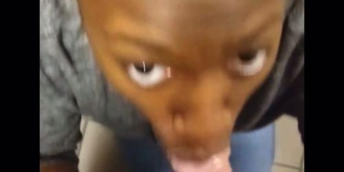 Homemade Amateur Ebony Cum in Mouth