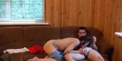 Milf Russian Fucking Young Dude Home