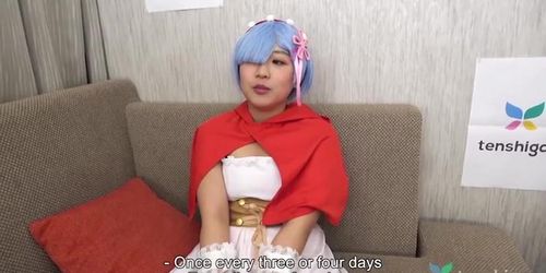 Chubby Riho Machida Is So Cute In Her Cosplay Costume