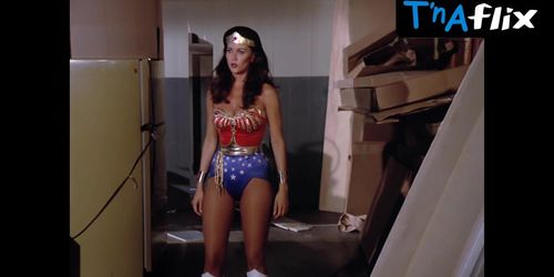 Lynda Carter Breasts Scene  in Wonder Woman