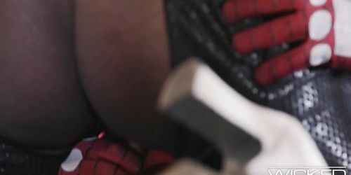 Wicked - Spideypool Returns With Deadpool And Spiderman Fucking Monica Rambeau Rough - Ana Foxxx (Seth Gamble, Monica Black)