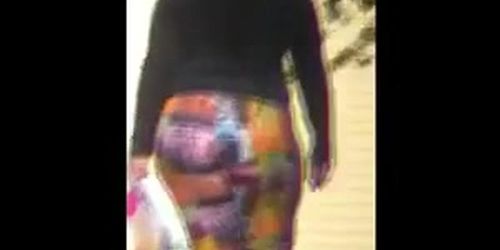 Chick From The Projects Ass Booty Butt Culo Spandex