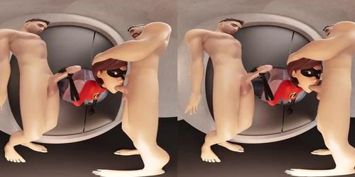 Elastigirl Gangbang