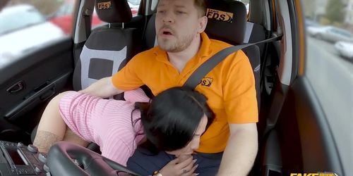 FakeTaxi - My Butt for a Licence (Leather , Michael Fly, Giulia Diamond)