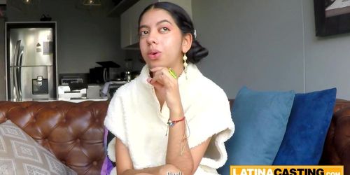 Tiny 18 Year Old Latina Amateur IMPALED Anal In Fake Ass To Mouth Audition