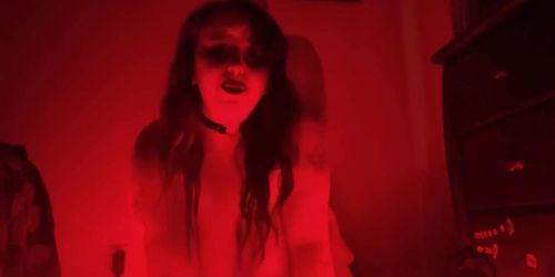 Red Lighting Seduction With Orgasmic Big-Bodied Couple