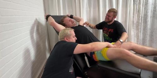 TICKLISH CHUBS - Matt And Ryder Join Forces To Tickle A Good Sport Loborud (Matt Ryder)