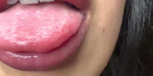 Closeup POV Tongue ASMR