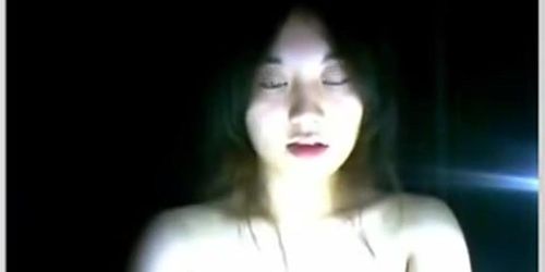 Asian Girl on Webcam