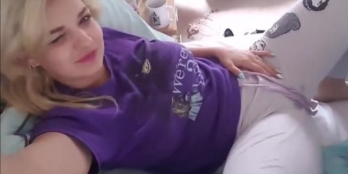 Blonde British Amateur's Farting Video