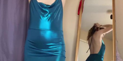 Mini Dress - Simone Soros Try On With No Panties