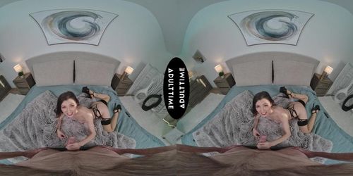 Up Close Vr - Petite Brunette In Lingerie Maya Woulfe Tastes Your Dick Before Riding It Pov - Petite Deepthroat (Chris Cock, Chris Epic)