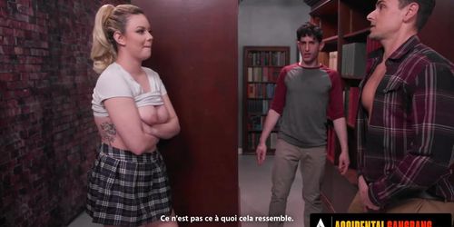 ACCIDENTAL GANGBANG - Naughty Girl Gets Gangbanged In A Library By Her Classmates SPANISH SUBTITLES - John Strong (Ryan Driller, Alex Ryan, Alex Mack, Dorian Del Isla, Heather Honey, Ryan Rivers)