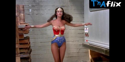 Lynda Carter Breasts Scene  in Wonder Woman