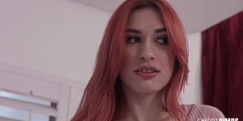 Redhead Entrepreneur Delilah Day Gets Caught and Banged by Lucky Fate