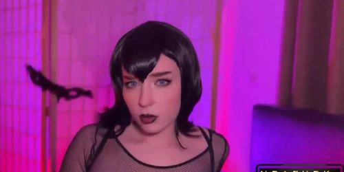 Stepsis Passionately Fucks And Gets Facial Cosplay On Hotel Transylvania
