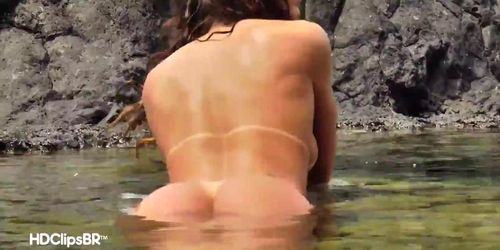 Girls naked in Corcula Kroatia sun resort