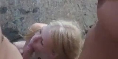 nordic teen threesome sex in public