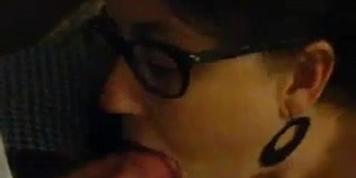 Pov My Nerdy Stepsister Sucks My Cock And Swallows