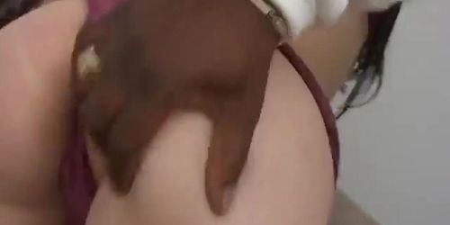 Tattooed slut with pierced tongue gets her cunt and ass banged interracially