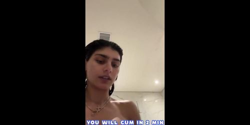 Mia Khalifa Put On Sexy Red Dress After Shower NEW PPV Onlyfans (Mia Callista)