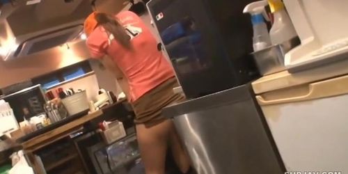 Horny Cafe Lady Gives Full Customer Service UNC Fxxk 3N3H0D0T1