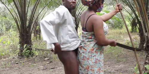 This one loud BBW, Ebuka my brother wife caught fucking in the bush while fetching firewood with stranger,(Softkind fucksy Afric