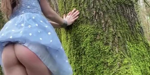 Cute Girl Fucked In Forest (Belle Delphine)