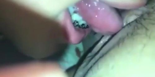 Pinay fucks while playing on her phone and ended up creampied