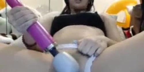 Asian chick masturbated dark pussy live cam