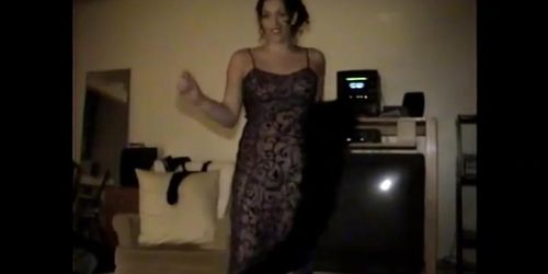 ex carla lingerie dance fuck suck and swallow. (Mariah Koenig, amateur )