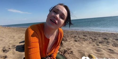 LOVEHOMEPORN - I got a great blowjob in the desert (amateur )